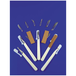 EXEL DISPOSABLE SCALPELS - Scalpel, Stainless Steel Blade, Size 10, 10/bx, 10 bx/cs | Quantity - 1x CS