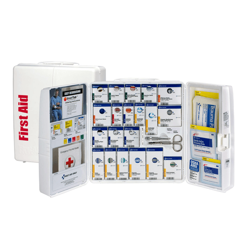 FIRST AID ONLY/ACME UNITED SMART COMPLIANCE CABINETS - Large Plastic Smart Compliance Cabinet w/ Meds (DROP SHIP ONLY - $150 Minimum Order) | Quantity - 1x EA