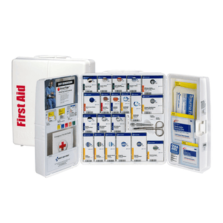 FIRST AID ONLY/ACME UNITED SMART COMPLIANCE CABINETS - Large Plastic Smart Compliance Cabinet, w/o Meds, ANSI 2021 Class A+ (DROP SHIP ONLY - $150 Minimum Order) | Quantity - 1x CS