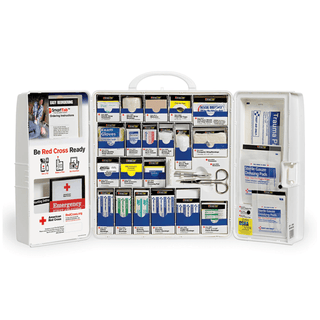 FIRST AID ONLY/ACME UNITED SMART COMPLIANCE CABINETS - Large Plastic Smart Compliance Cabinet  (DROP SHIP ONLY - $150 Minimum Order) | Quantity - 1x EA