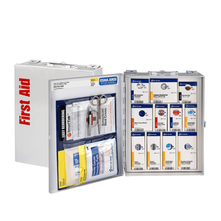 FIRST AID ONLY/ACME UNITED SMART COMPLIANCE CABINETS - Large Plastic Smart Compliance Cabinet, w/o Meds, ANSI 2021 Class A+ (DROP SHIP ONLY - $150 Minimum Order) | Quantity - 1x CS