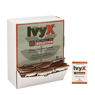 FIRST AID ONLY/ACME UNITED REFILL ITEMS FOR KITS - IvyX Post-Contact Cleanser Packets, 50/bx (DROP SHIP ONLY - $150 Minimum Order) | Quantity - 1x EA