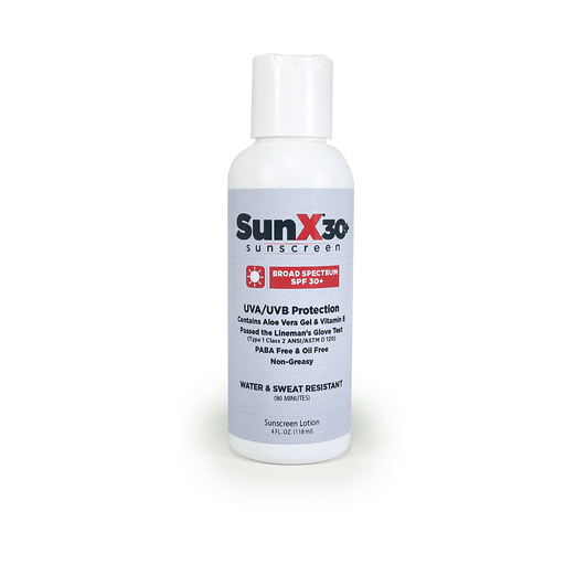 FIRST AID ONLY/ACME UNITED SUNX SUNSCREENSunX30 Sunscreen Lotion, 4oz, btl , 12/cs (DROP SHIP ONLY$150 Minimum Order) | Quantity - 1x CS
