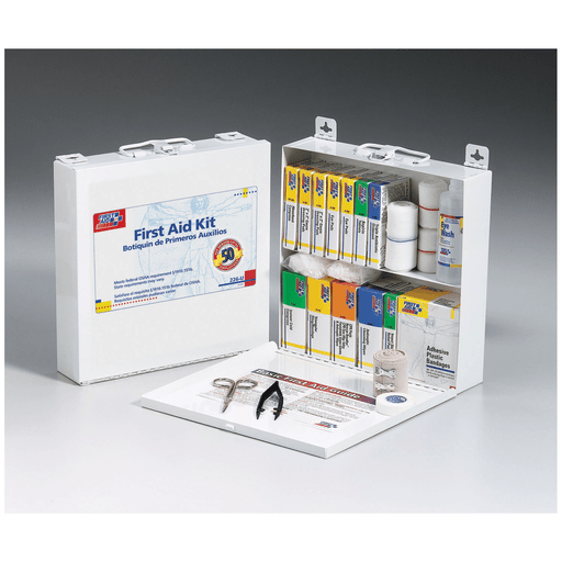 FIRST AID ONLY/ACME UNITED 50 PERSON BASIC BULK KIT - First Aid Kit, 50 Person, Metal Case (DROP SHIP ONLY - $150 Minimum Order) | Quantity - 1x EA