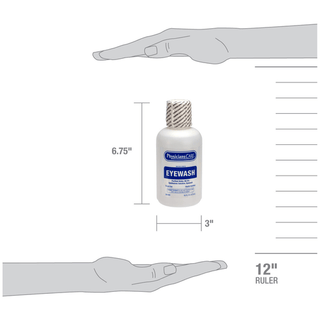 FIRST AID ONLY/ACME UNITED REFILL ITEMS FOR KITSEyewash Bottle, Screw Cap, 16oz , 12/cs (DROP SHIP ONLY$150 Minimum Order) | Quantity - 1x CS