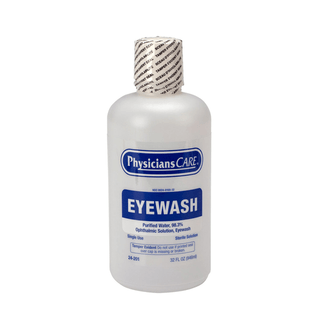 FIRST AID ONLY/ACME UNITED REFILL ITEMS FOR KITSEyewash Station, Single 32oz Screw Cap Bottle , 6/cs (DROP SHIP ONLY$150 Minimum Order) | Quantity - 1x CS