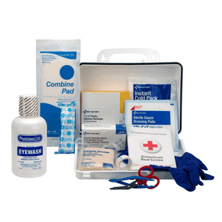 FIRST AID ONLY/ACME UNITED EYEWASHEyewash Station, (1) 16oz Screw Cap Bottle, w/ OSHA First Aid Kit , 6/cs (DROP SHIP ONLY$150 Minimum Order) | Quantity - 1x CS