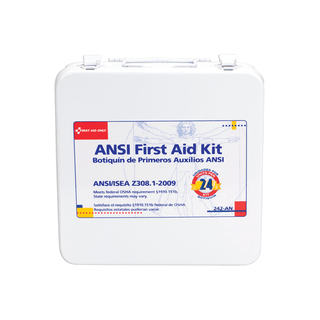 FIRST AID ONLY/ACME UNITED FIRST AID KITS - 24 Unit First Aid Kit, Metal Case  (DROP SHIP ONLY - $150 Minimum Order) | Quantity - 1x EA