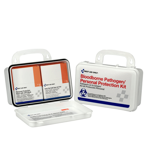 FIRST AID ONLY/ACME UNITED SPILL CLEAN UP KITBBP Unitized Spill Clean Up Kit, w/ CPR, Plastic Case (DROP SHIP ONLY$150 Minimum Order) | Quantity - 1x EA