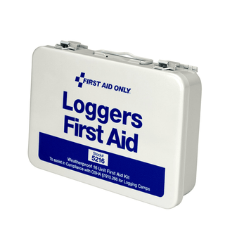 FIRST AID ONLY/ACME UNITED INDUSTRIAL KITS - Loggers First Aid Kit, 25 Person, Metal Case (DROP SHIP ONLY - $150 Minimum Order) | Quantity - 1x EA