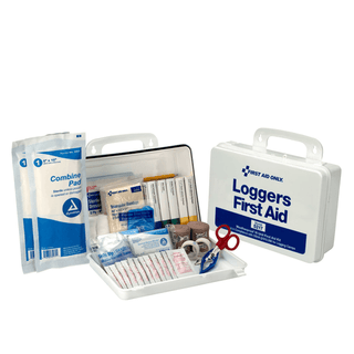 FIRST AID ONLY/ACME UNITED INDUSTRIAL KITS - Loggers First Aid Kit, 25 Person, Metal Case (DROP SHIP ONLY - $150 Minimum Order) | Quantity - 1x EA