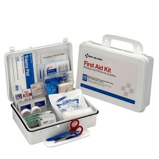 FIRST AID ONLY/ACME UNITED ANSI/OSHA COMPLIANT PACKAGE - 25 Person First Aid Kit, Plastic Case, 12/cs (DROP SHIP ONLY - $150 Minimum Order) | Quantity - 1x CS