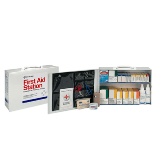 FIRST AID ONLY/ACME UNITED FIRST AID STATION - 2 SHELF - 2 Shelf First Aid Metal Cabinet (DROP SHIP ONLY - $150 Minimum Order) | Quantity - 1x EA