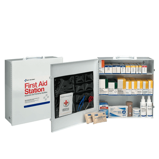 FIRST AID ONLY/ACME UNITED FIRST AID STATION - 3 SHELF - 3 Shelf First Aid Metal Cabinet (DROP SHIP ONLY - $150 Minimum Order) | Quantity - 1x EA