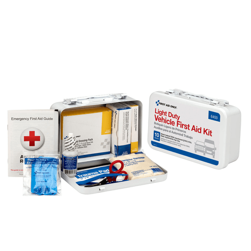 FIRST AID ONLY/ACME UNITED FIRST AID KITSVehicle First Aid Kit, 10 Person, Metal Case (DROP SHIP ONLY$150 Minimum Order) | Quantity - 1x EA