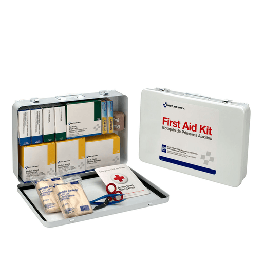 FIRST AID ONLY/ACME UNITED FIRST AID KITSVehicle First Aid Kit, 50 Person, Metal Case (DROP SHIP ONLY$150 Minimum Order) | Quantity - 1x EA