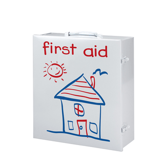 FIRST AID ONLY/ACME UNITED FIRST AID STATION - 3 SHELF - 3 Shelf First Aid Metal Cabinet, Custom Logo , 10/cs (DROP SHIP ONLY - $150 Minimum Order) | Quantity - 1x CS