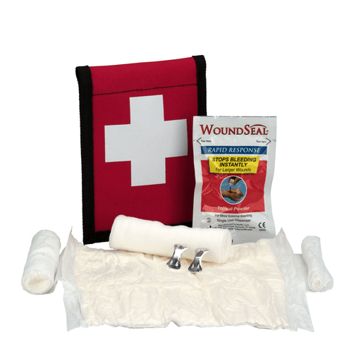 FIRST AID ONLY/ACME UNITED TRAVEL & SPECIALTY KITSClimber's Bloodstopper, w/ WoundSeal Kit, Fabric Pouch (DROP SHIP ONLY$150 Minimum Order) | Quantity - 1x EA