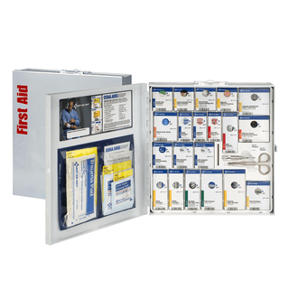 FIRST AID ONLY/ACME UNITED SMART COMPLIANCE CABINETS - Large Plastic Smart Compliance Cabinet, w/o Meds, ANSI 2021 Class A+ (DROP SHIP ONLY - $150 Minimum Order) | Quantity - 1x CS