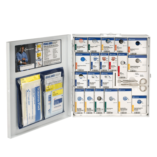 FIRST AID ONLY/ACME UNITED SMART COMPLIANCE CABINETSMetal Smart Compliance Food Service Cabinet, w/ Meds, ANSI A+, Large (DROP SHIP ONLY$150 Minimum Order) | Quantity - 1x EA