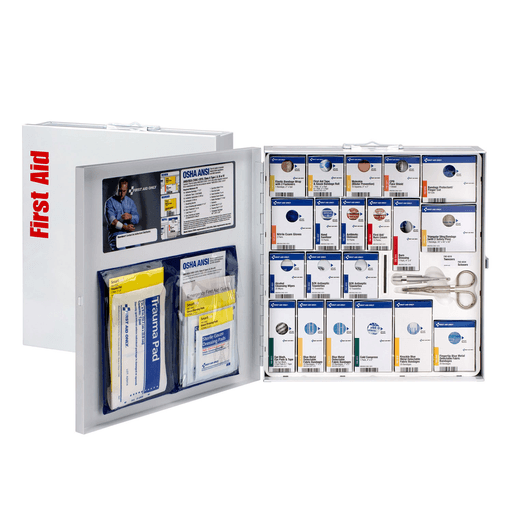 FIRST AID ONLY/ACME UNITED SMART COMPLIANCE CABINETSMetal Smart Compliance Food Service Cabinet, w/o Meds, ANSI A+, Large  (DROP SHIP ONLY$150 Minimum Order) | Quantity - 1x EA