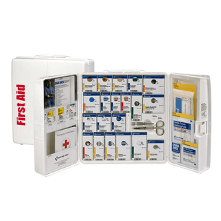 FIRST AID ONLY/ACME UNITED SMART COMPLIANCE CABINETS - Large Plastic Smart Compliance Cabinet, w/o Meds, ANSI 2021 Class A+ (DROP SHIP ONLY - $150 Minimum Order) | Quantity - 1x CS