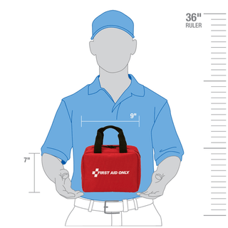 FIRST AID ONLY/ACME UNITED FIRST AID KITSFirst Aid Kit, 25 Person, ANSI A, Fabric Case (DROP SHIP ONLY$150 Minimum Order) | Quantity - 1x EA
