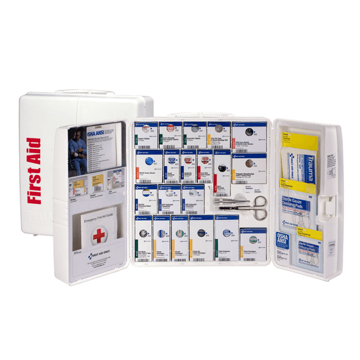 FIRST AID ONLY/ACME UNITED SMART COMPLIANCE CABINETSLarge Plastic Smart Compliance Cabinet w/ Meds, ANSI A+ (DROP SHIP ONLY$150 Minimum Order) | Quantity - 1x EA