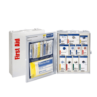 FIRST AID ONLY/ACME UNITED SMART COMPLIANCE CABINETS - Large Plastic Smart Compliance Cabinet, w/o Meds, ANSI 2021 Class A+ (DROP SHIP ONLY - $150 Minimum Order) | Quantity - 1x CS