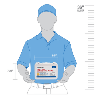 FIRST AID ONLY/ACME UNITED ANSI/OSHA COMPLIANT PACKAGE25 Person Vehicle ANSI A+ First Aid Kit, Metal Case (DROP SHIP ONLY$150 Minimum Order) | Quantity - 1x EA