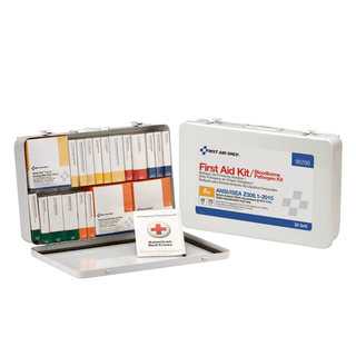 FIRST AID ONLY/ACME UNITED ANSI/OSHA COMPLIANT PACKAGE - 25 Person First Aid Kit, ANSI A,  Metal Case (DROP SHIP ONLY - $150 Minimum Order) | Quantity - 1x EA