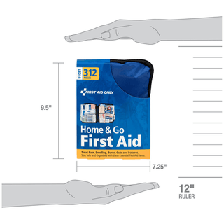 FIRST AID ONLY/ACME UNITED BURN CARE FIRST AID KITS - First Aid Kit, 312 Piece, Fabric Case, 6/cs (DROP SHIP ONLY - $150 Minimum Order) | Quantity - 1x CS