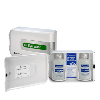 FIRST AID ONLY/ACME UNITED SMART COMPLIANCE CABINETSSmart Compliance Complete Eyewash Cabinet, Plastic (DROP SHIP ONLY$150 Minimum Order) | Quantity - 1x EA