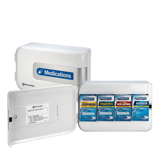 FIRST AID ONLY/ACME UNITED SMART COMPLIANCE CABINETS - Large Plastic Smart Compliance Cabinet, without Meds (DROP SHIP ONLY - $150 Minimum Order) | Quantity - 1x EA