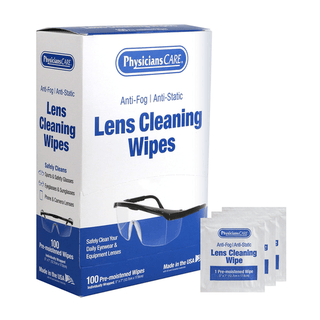 FIRST AID ONLY/ACME UNITED EYE CARELens Cleaning Wipes, 100/bx, 10bx/cs  (DROP SHIP ONLY$150 Minimum Order) | Quantity - 1x CS