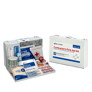 FIRST AID ONLY/ACME UNITED FIRST AID KITS25 Person Contractor First Aid Kit, 178 Piece, Metal Case (DROP SHIP ONLY$150 Minimum Order) | Quantity - 1x EA