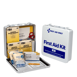 FIRST AID ONLY/ACME UNITED INDUSTRIAL KITS - Loggers First Aid Kit, 25 Person, Metal Case (DROP SHIP ONLY - $150 Minimum Order) | Quantity - 1x EA