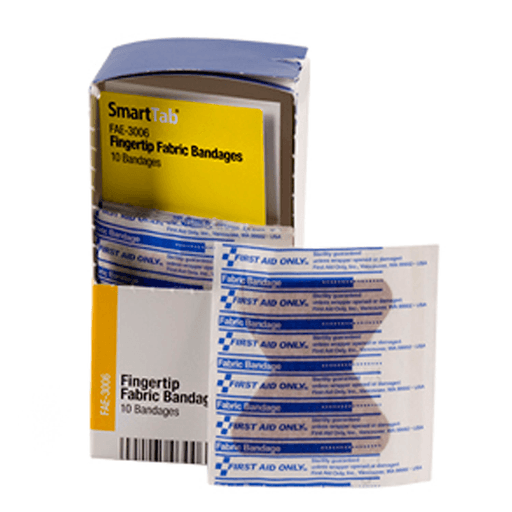 FIRST AID ONLY/ACME UNITED REFILL ITEMS FOR KITSSC Refill, Includes: Fabric Fingertip Bandages, 10/bx, 24bx/cs (DROP SHIP ONLY$150 Minimum Order) | Quantity - 1x CS