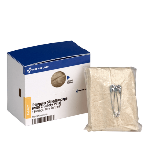 FIRST AID ONLY/ACME UNITED REFILL ITEMS FOR KITSSC Refill, Includes: 40"x40"x56" Muslin Triangular Bandage, 1/bx, 24bx/cs (DROP SHIP ONLY$150 Minimum Order) | Quantity - 1x CS