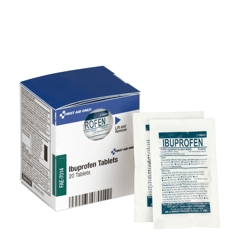 FIRST AID ONLY/ACME UNITED REFILL ITEMS FOR KITSSC Refill, Includes: Ibuprofen, 2/pk, 10pk/bx, 24bx/cs (DROP SHIP ONLY$150 Minimum Order) | Quantity - 1x CS