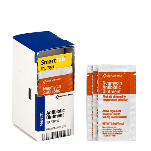 FIRST AID ONLY/ACME UNITED REFILL ITEMS FOR KITSSC Refill, Includes: Antibiotic Ointment, 10/bx, 24bx/cs (DROP SHIP ONLY$150 Minimum Order) (Inventory available while supplies last, then item will be DROP SHIP ONLY) | Quantity - 1x CS