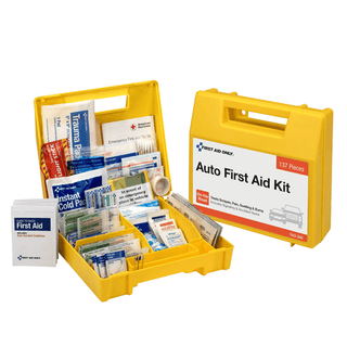 FIRST AID ONLY/ACME UNITED TRAVEL & SPECIALTY KITS - Vehicle First Aid Kit, 138 Piece, Plastic Case, 12/cs (DROP SHIP ONLY - $150 Minimum Order) | Quantity - 1x CS