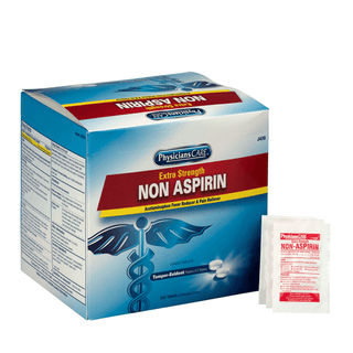 FIRST AID ONLY/ACME UNITED ASPIRIN - PhysiciansCare Extra Strength Non-Aspirin, 2/pk, 250pk/bx, 10bx/cs (DROP SHIP ONLY - $150 Minimum Order) | Quantity - 1x CS