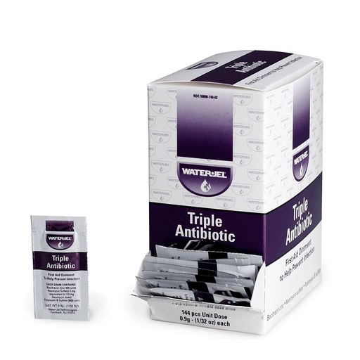 FIRST AID ONLY/ACME UNITED ANTISEPTICS, CREAMS & OINTMENTSTriple Antibiotic Ointment, 144/bx  (DROP SHIP ONLY$150 Minimum Order) | Quantity - 1x BX