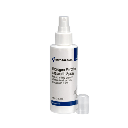 FIRST AID ONLY/ACME UNITED ANTISEPTICS, CREAMS & OINTMENTSHydrogen Peroxide Spray, 4oz Pump , 12/cs (DROP SHIP ONLY$150 Minimum Order) | Quantity - 1x CS