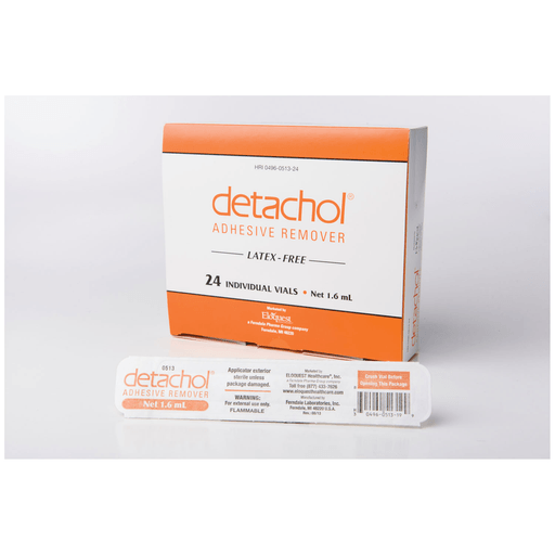 FERNDALE DETACHOL ADHESIVE REMOVER - Adhesive Remover, 1.6mL Vial, 24/bx  (US Only-No Puerto Rico)   (HAZMAT Fees Apply, cannot ship via Air or to AK, GU, HI, MP, PR, VI) | Quantity - 1x BX