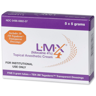 FERNDALE LMX4 TOPICAL ANESTHETIC CREAMAnesthetic Cream with Transparent Dressings, (5) 5g Tubes (US Only-No Puerto Rico) | Quantity - 1x EA