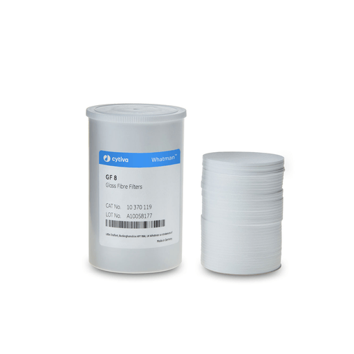 CYTIVA GLASS MICROFIBER FILTER PAPERSFilter Circles, 90mm Dia, with Binder Grade GF 8, 100/pk | Quantity - 1x PK