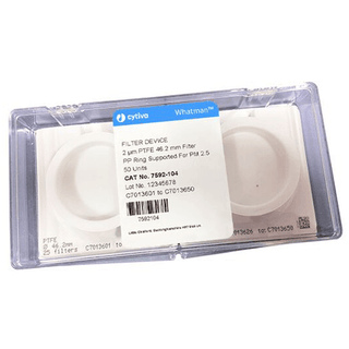 CYTIVA MEMBRANE FILTER PAPERS - Filter Circles, 46.2mm Dia, PM 2.5 Air Monitoring with Support Ring, Sequentially Numbered, 50/pk | Quantity - 1x PK