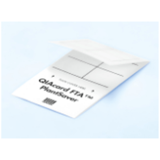 QIAGEN FTA NUCLEIC ACID COLLECTION - FTA PlantSaver Card, 4 Sample Areas, 100/pk (US Only) | Quantity - 1x PK